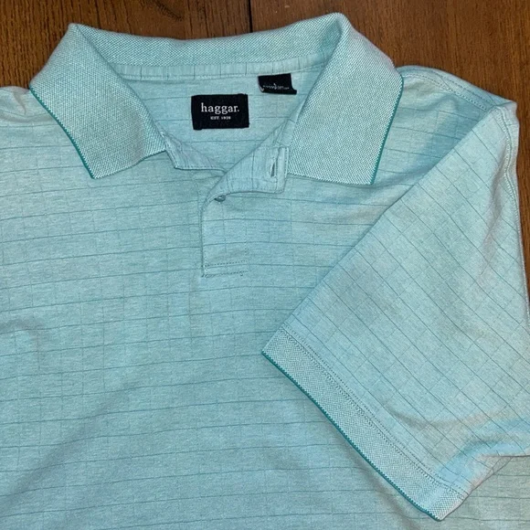 Men’s Teal Collard Shirt - Picture 2 of 4
